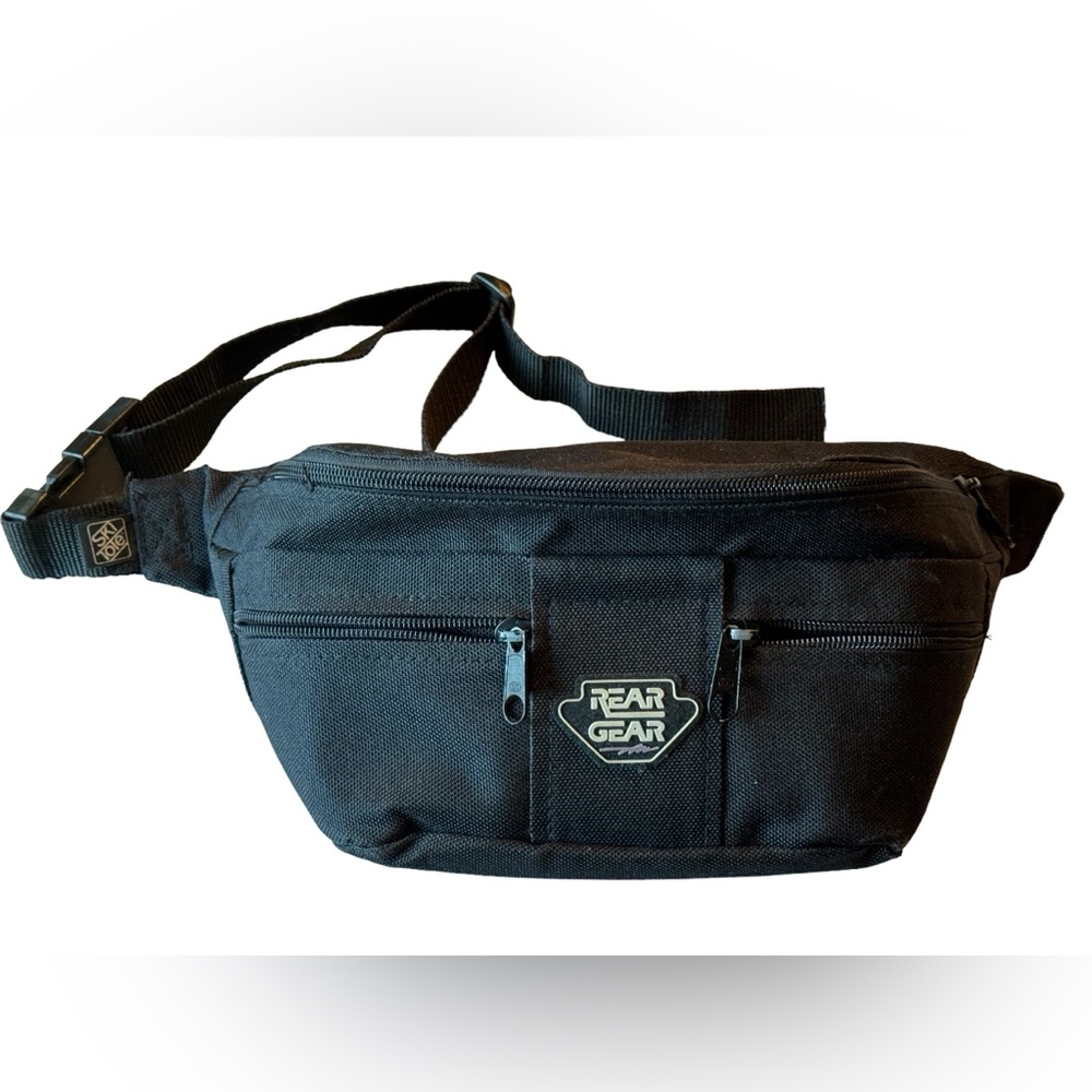 Vintage Rear Gear SKI Tote Skiing Black Unisex Adult Hip Fanny Pack NICE
